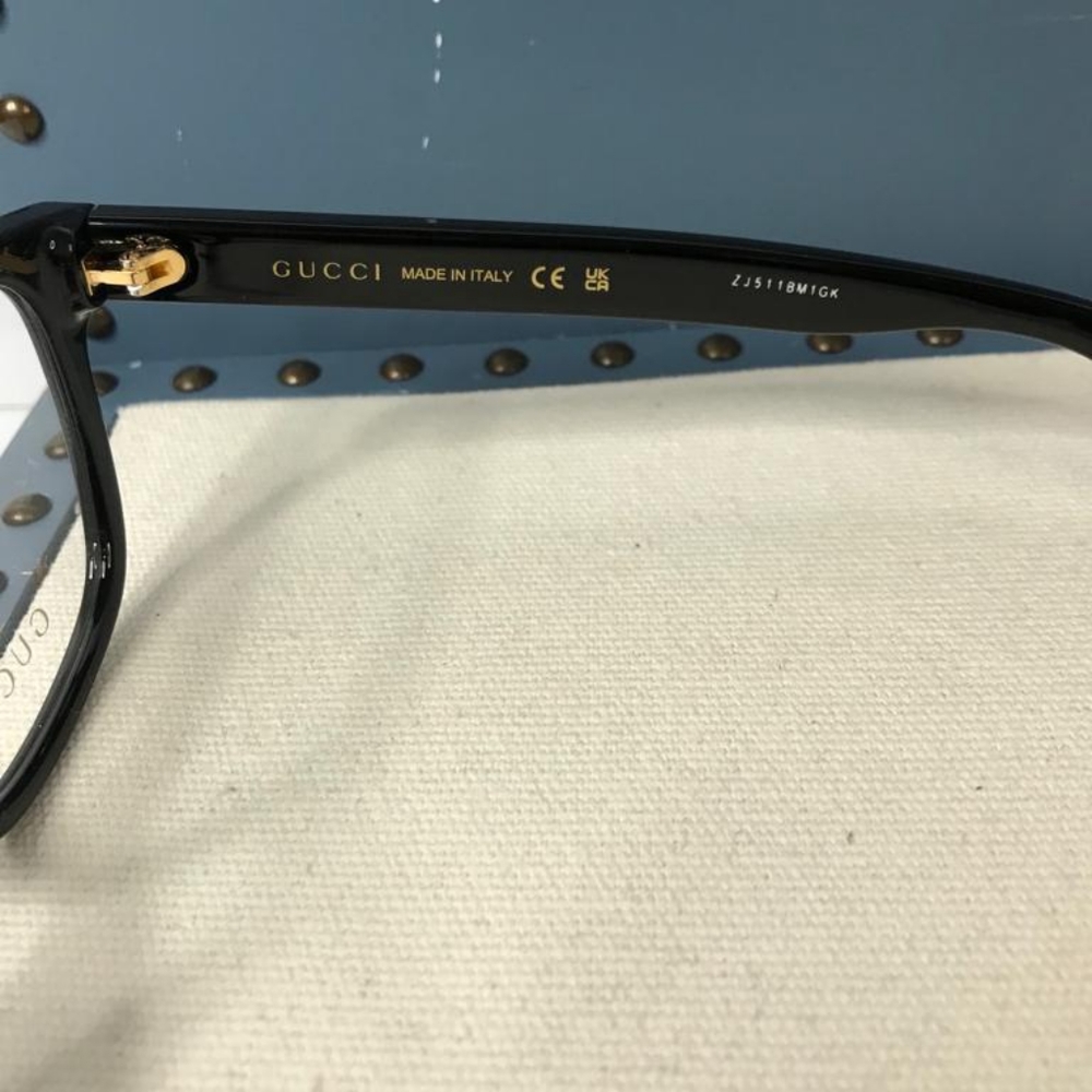 New 💯 Authentic Gucci Demo Square Men's Eyeglasses GG1344O 005 - Picture 8 of 12
